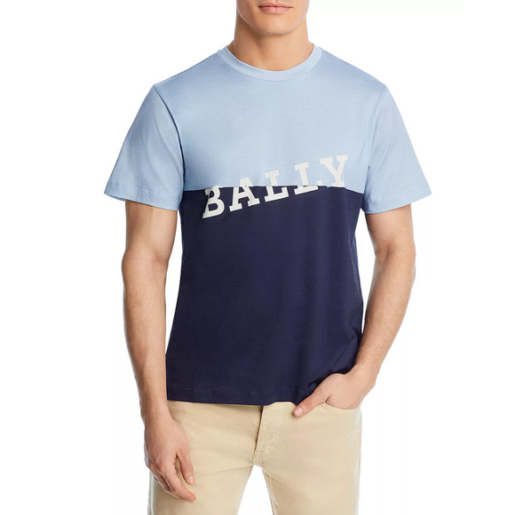 Bally Other - Bally Colorblocked Logo Tee Poolside Size M 2412